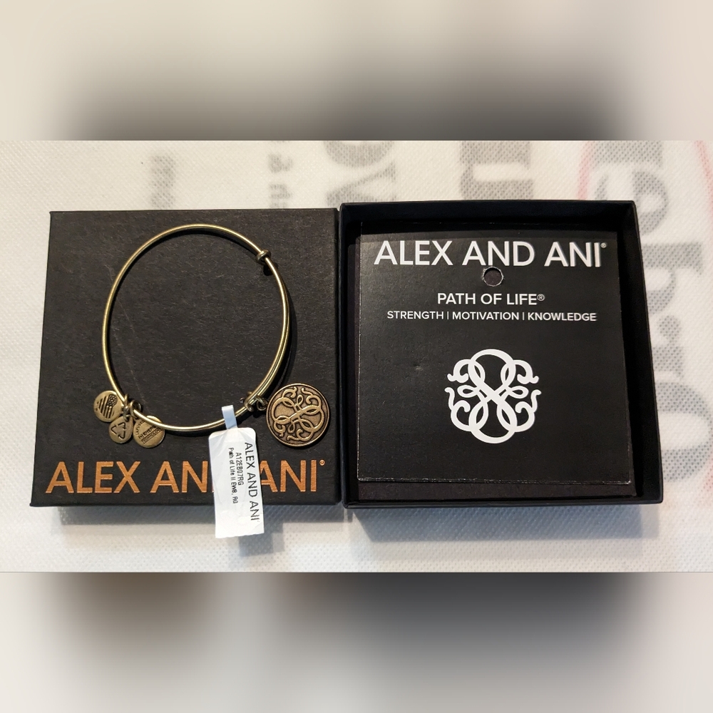 Alex and Ani Gold Energy Path of Life Charm Bracelet 2015